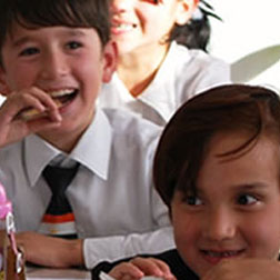 Kyrgyzstan children in class
