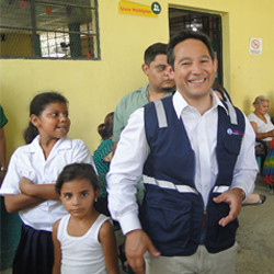 Leland Kruvant in Honduras.