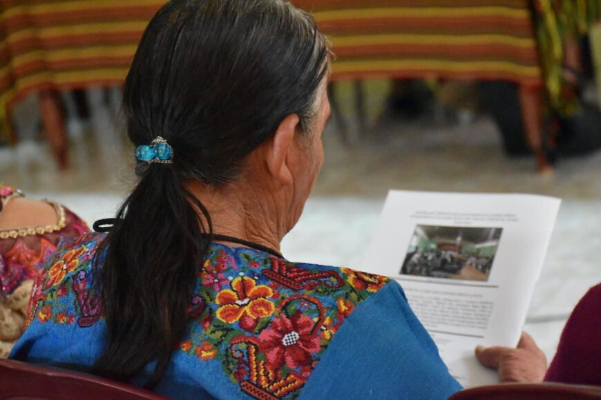 An indigenous woman leader looks at the community reporting route